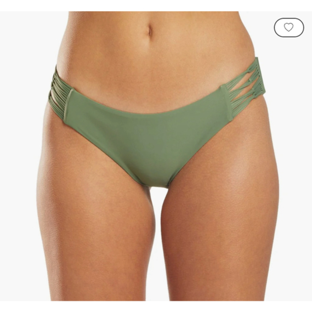 Body Glove Smoothies Ruby Solid pistachio green Bikini‎ Bottom Swimsuit Lg